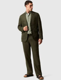 Regular Fit Pure Linen Blazer