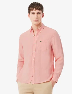 Regular Fit Pure Linen Oxford Shirt