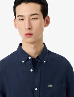 Regular Fit Pure Linen Oxford Shirt