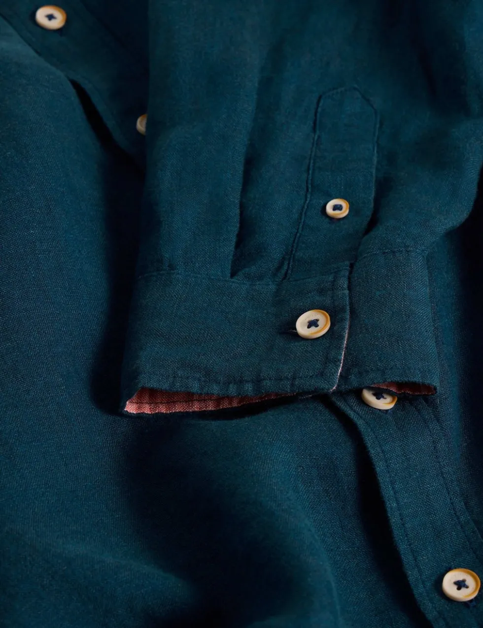 Regular Fit Pure Linen Shirt