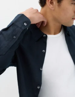 Regular Fit Pure Linen Shirt
