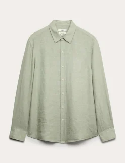 Regular Fit Pure Linen Shirt