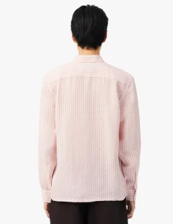 Regular Fit Pure Linen Striped Shirt