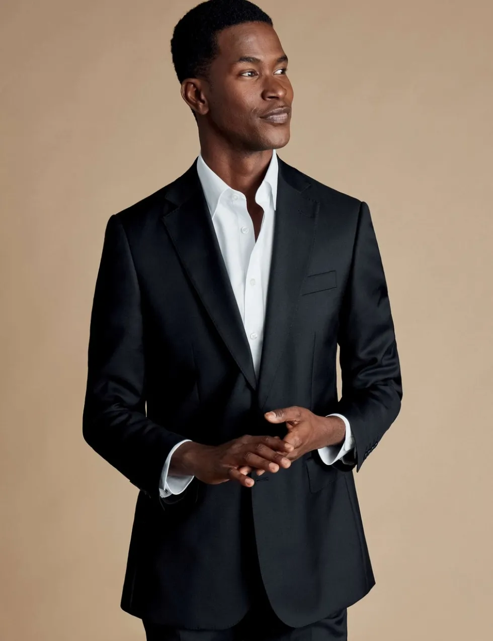 Regular Fit Pure Wool Stretch Suit Jacket