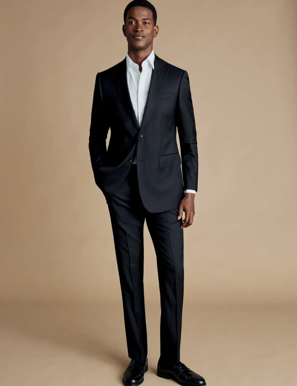 Regular Fit Pure Wool Stretch Suit Jacket