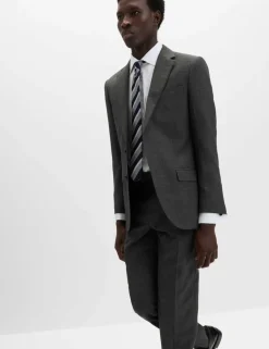 Regular Fit Pure Wool Suit Jacket