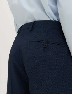 Regular Fit Pure Wool Suit Trousers