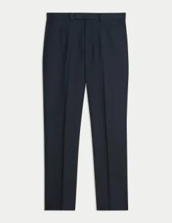 Regular Fit Pure Wool Suit Trousers