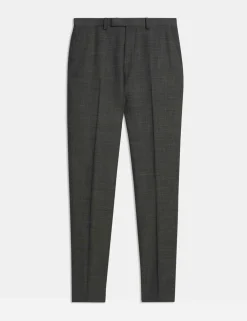 Regular Fit Pure Wool Suit Trousers