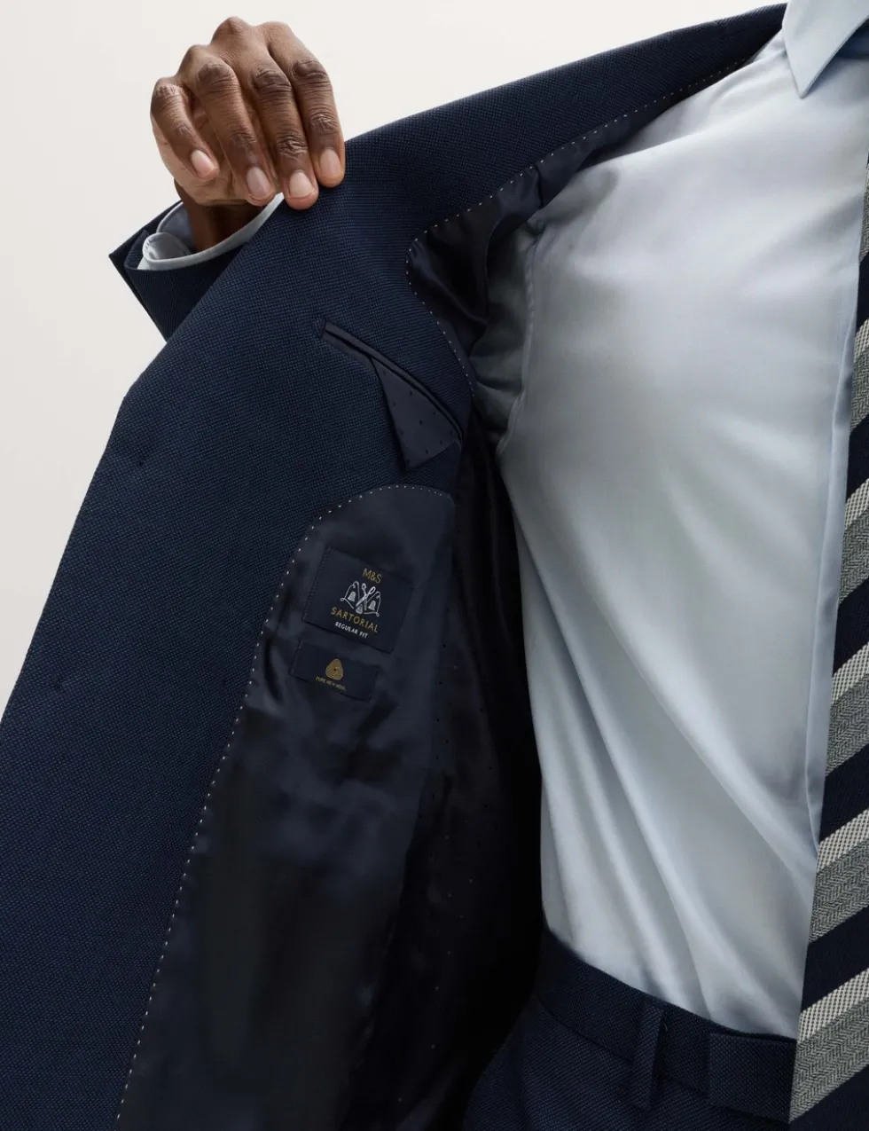 Regular Fit Pure Wool Suit Jacket