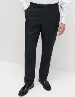 Regular Fit Pure Wool Suit Trousers