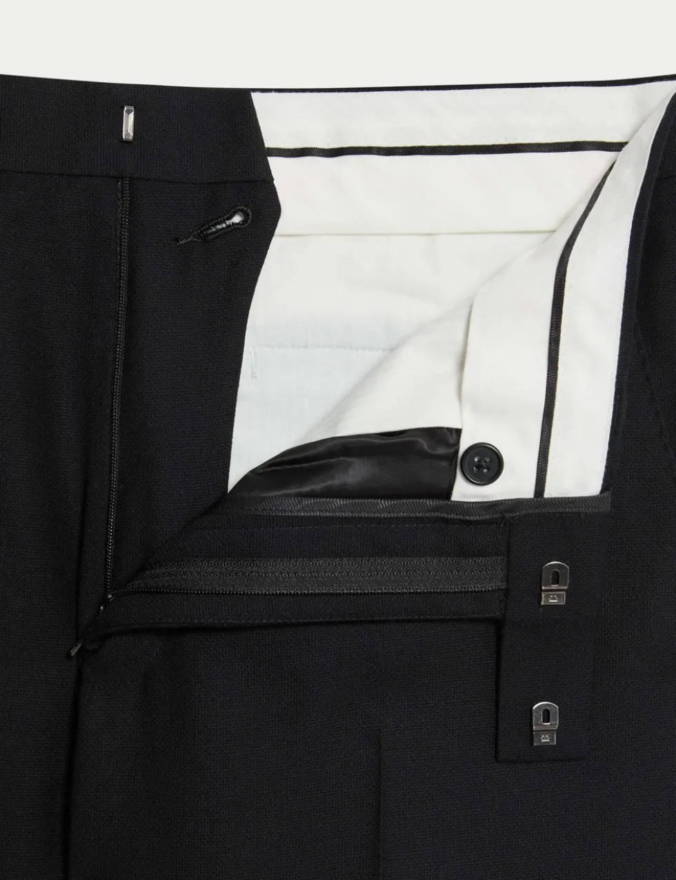 Regular Fit Pure Wool Suit Trousers