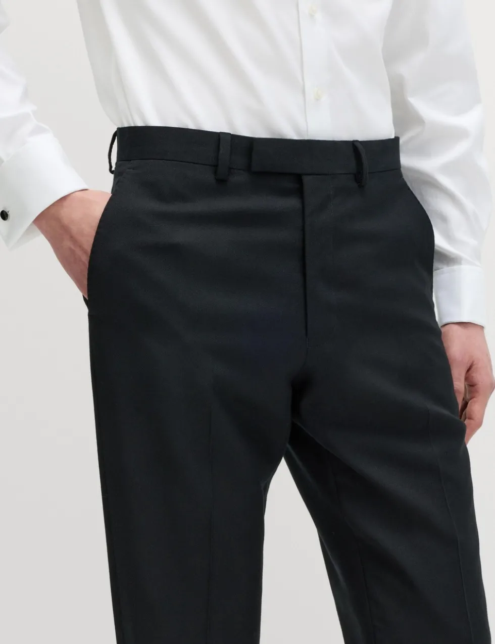 Regular Fit Pure Wool Suit Trousers