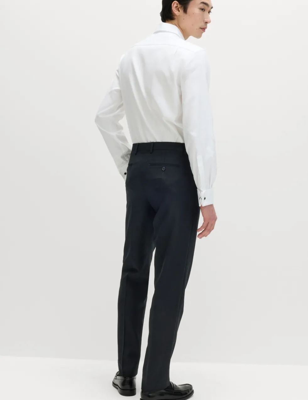 Regular Fit Pure Wool Suit Trousers