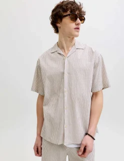 Regular Fit Seersucker Short Sleeve Shirt