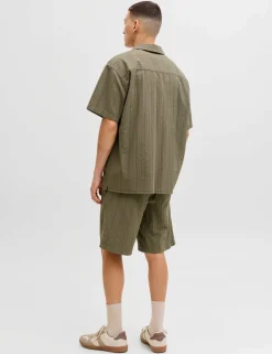 Regular Fit Short Sleeve Shirt and Shorts Set