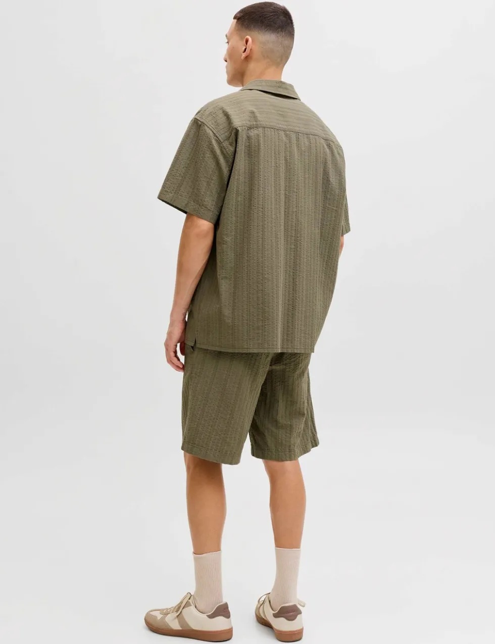 Regular Fit Short Sleeve Shirt and Shorts Set