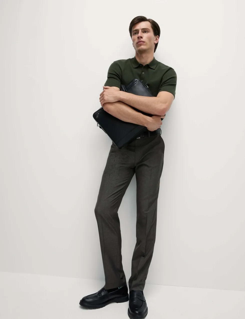 Regular Fit Smart Trousers