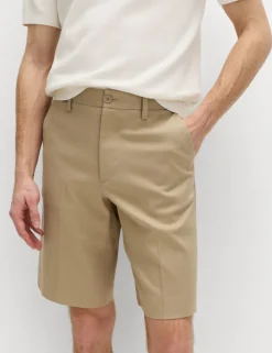 Regular Fit Smart Twill Shorts