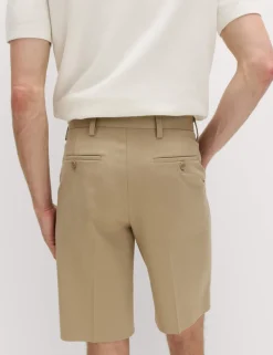 Regular Fit Smart Twill Shorts