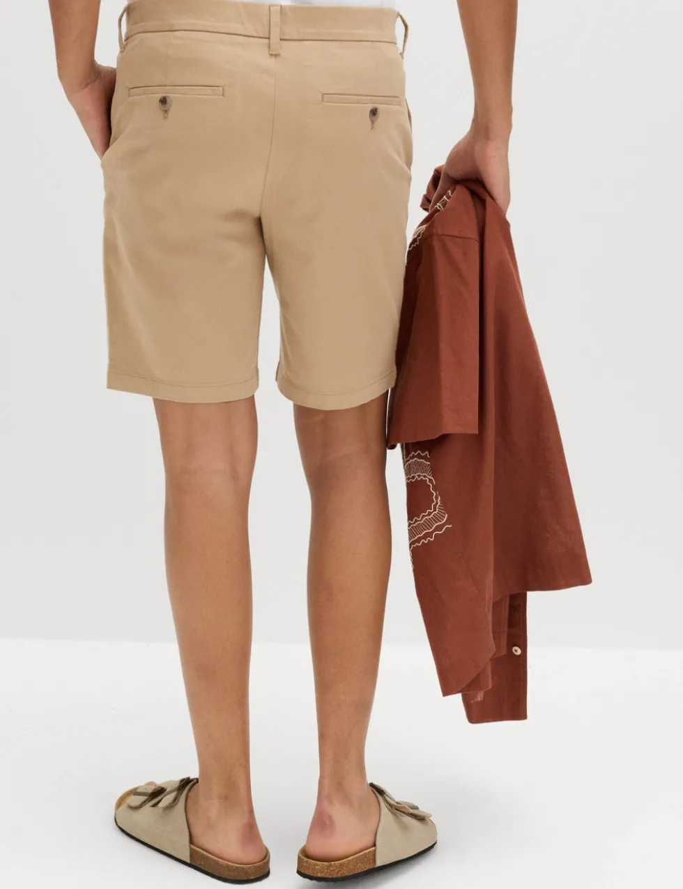 Regular Fit Stretch Chino Shorts
