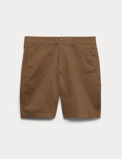 Regular Fit Stretch Chino Shorts