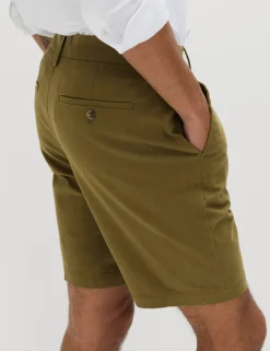 Regular Fit Stretch Chino Shorts