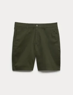 Regular Fit Stretch Chino Shorts