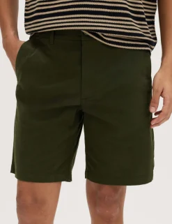 Regular Fit Stretch Chino Shorts