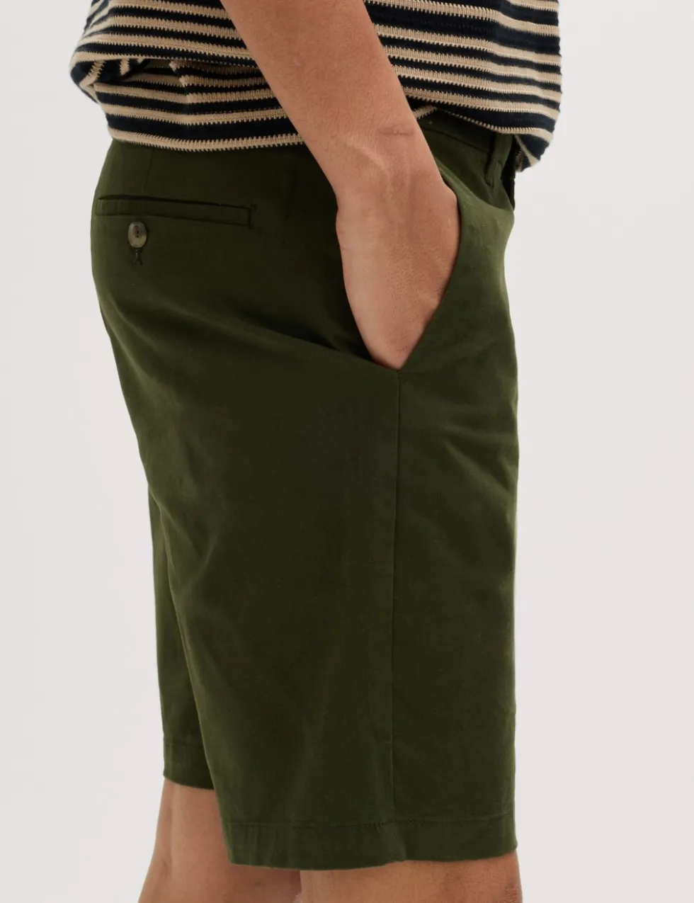 Regular Fit Stretch Chino Shorts