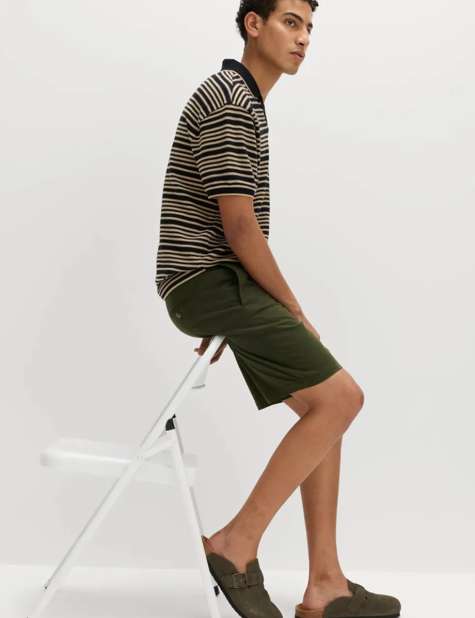 Regular Fit Stretch Chino Shorts