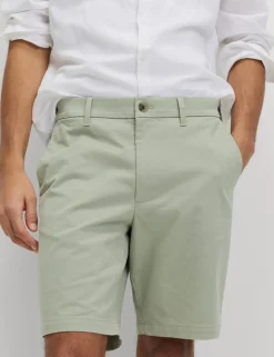 Regular Fit Stretch Chino Shorts