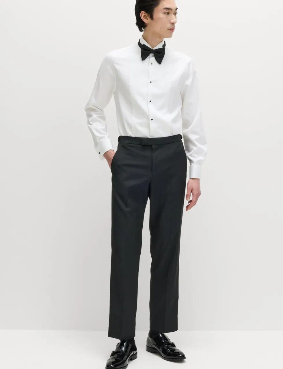 Regular Fit Stretch Tuxedo Trousers