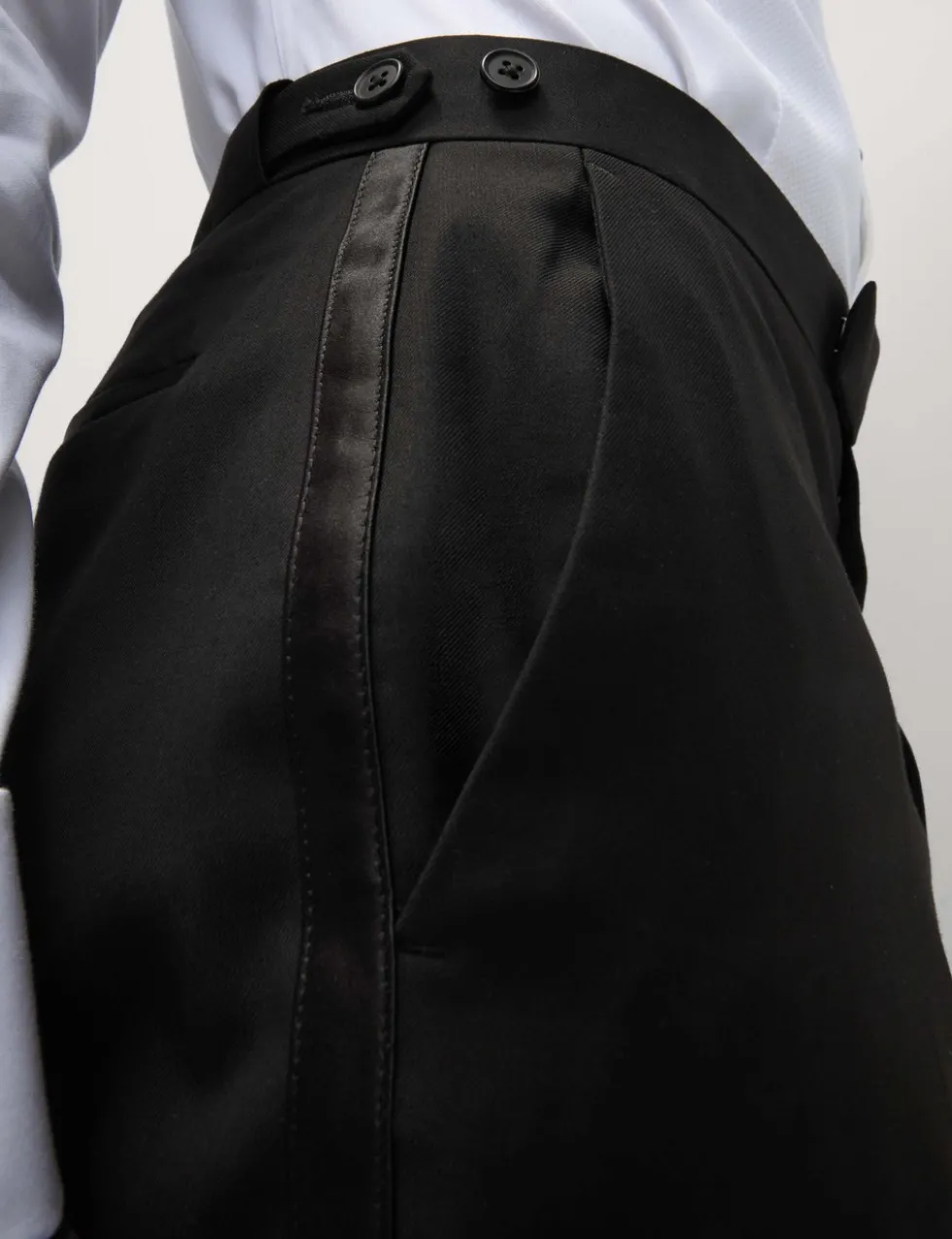 Regular Fit Stretch Tuxedo Trousers