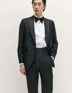 Regular Fit Stretch Tuxedo Trousers