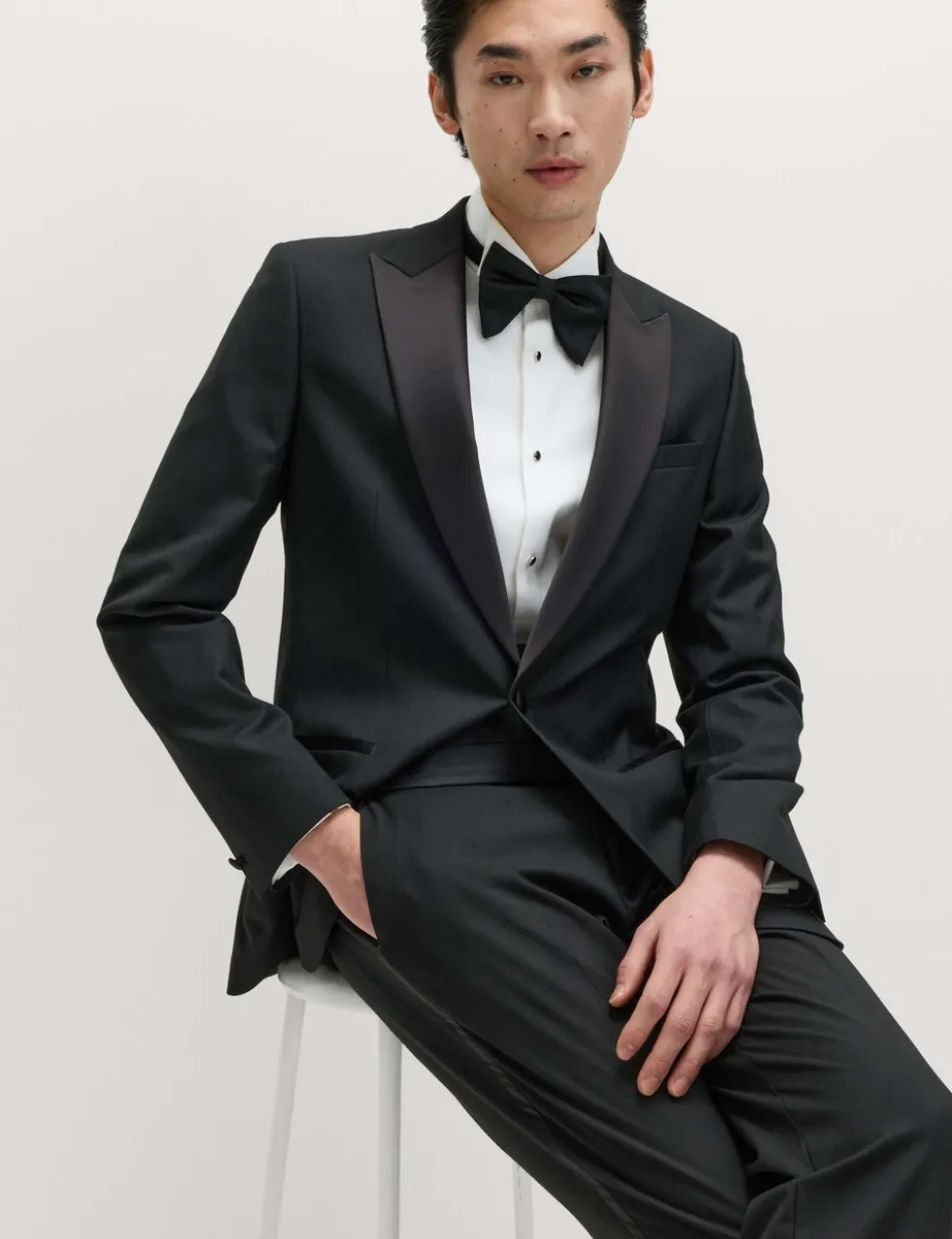 Regular Fit Stretch Tuxedo Jacket