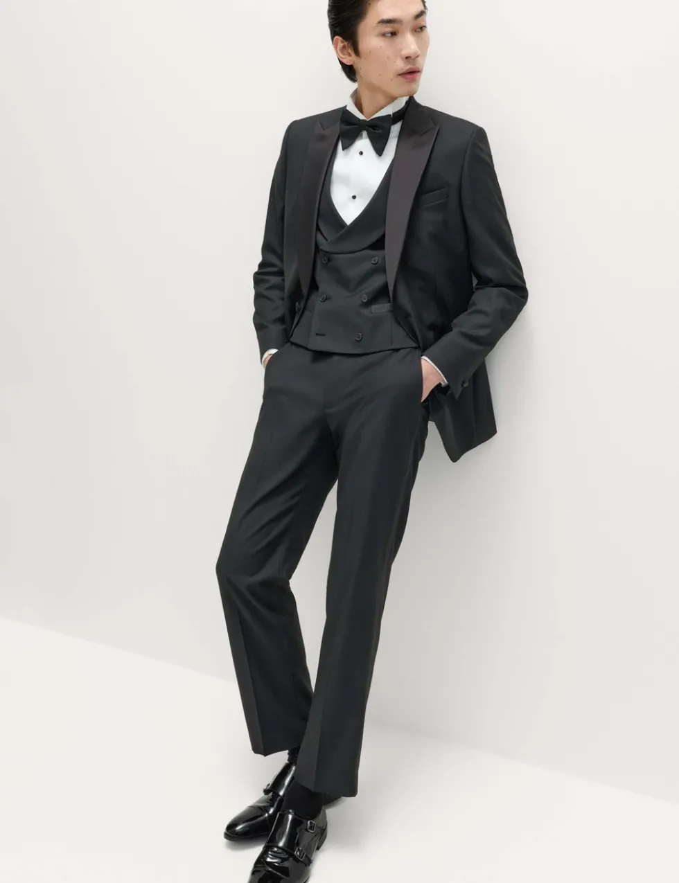 Regular Fit Stretch Tuxedo Jacket