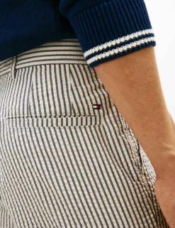Regular Fit Striped Chino Shorts