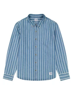 Regular Fit Striped Denim Shirt