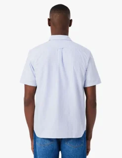 Regular Fit Striped Short Sleeve Oxford Shirt