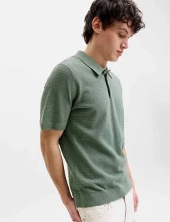 Regular Fit Striped Short Sleeve Oxford Shirt