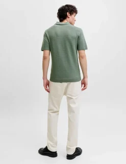 Regular Fit Striped Short Sleeve Oxford Shirt