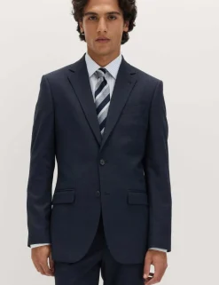 Regular Fit Textured Stretch Jacket
