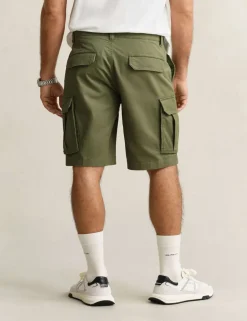 Regular Fit Twill Cargo Shorts
