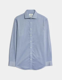 Regular Fit Ultimate Non Iron Cotton Textured Shirt