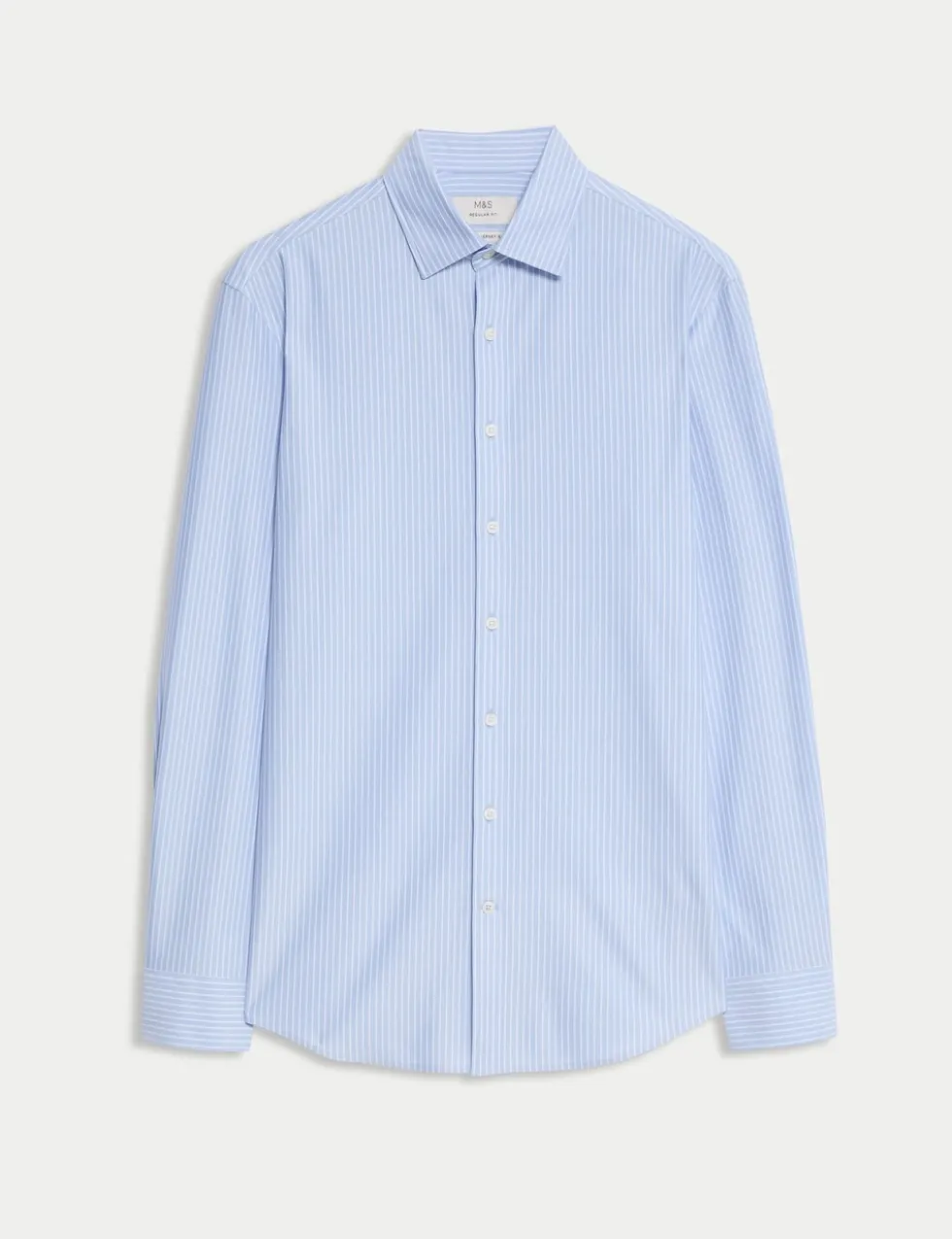 Regular Fit Ultimate Non Iron Jersey Striped Shirt