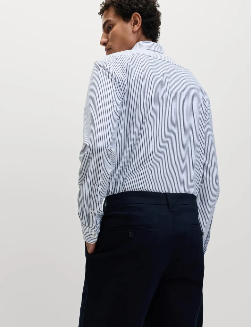 Regular Fit Ultimate Non Iron Jersey Striped Shirt