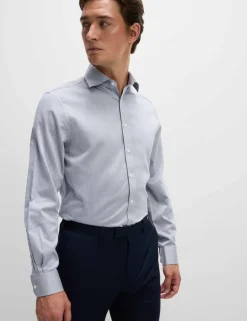 Regular Fit Ultimate Non Iron Cotton Textured Shirt