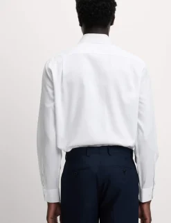 Regular Fit Ultimate Non Iron Cotton Textured Shirt