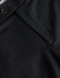 Regular Fit Wool Blend Trousers
